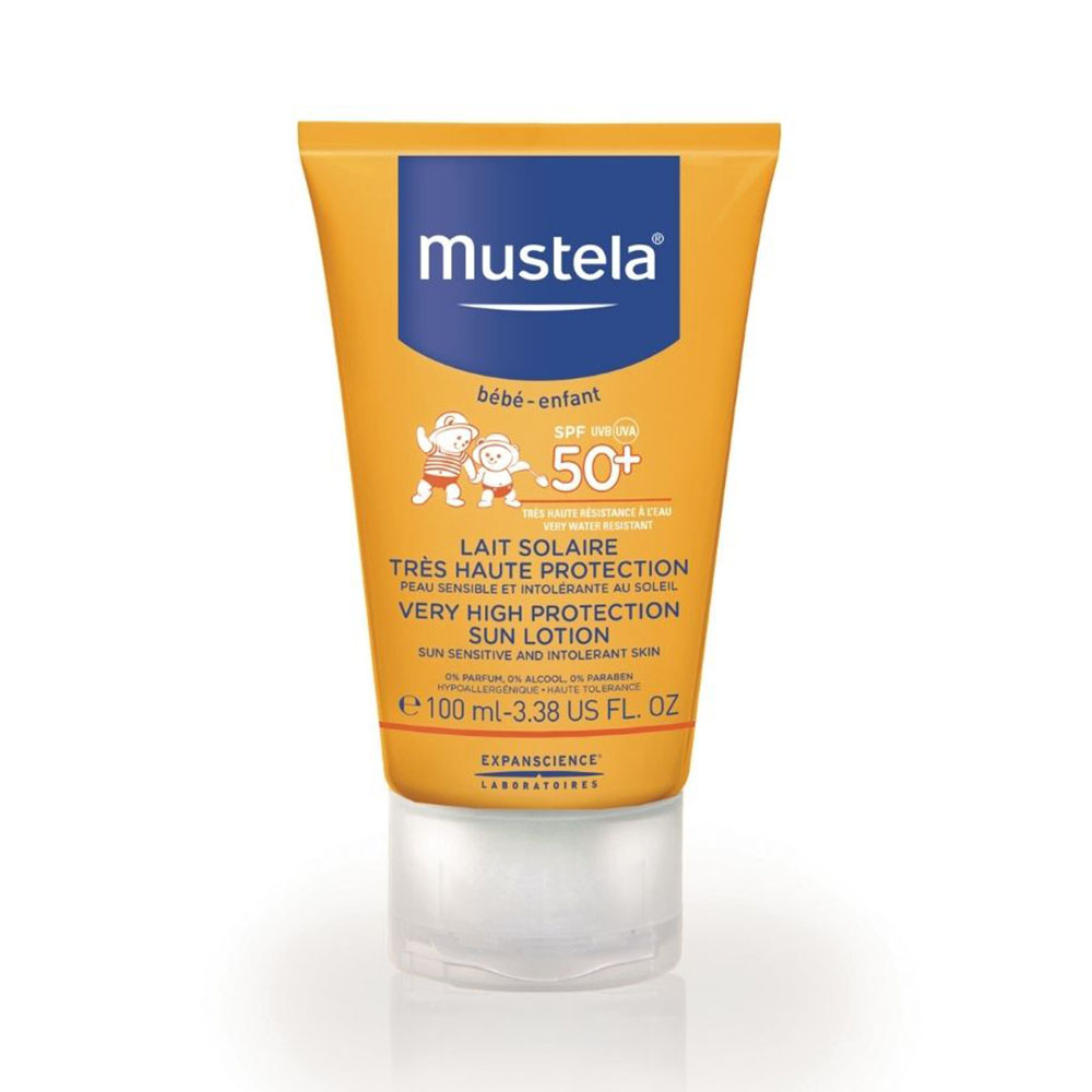 

Мустела Бебе молочко солнцезащитное очень высокая степень защиты SPF50+ 100мл