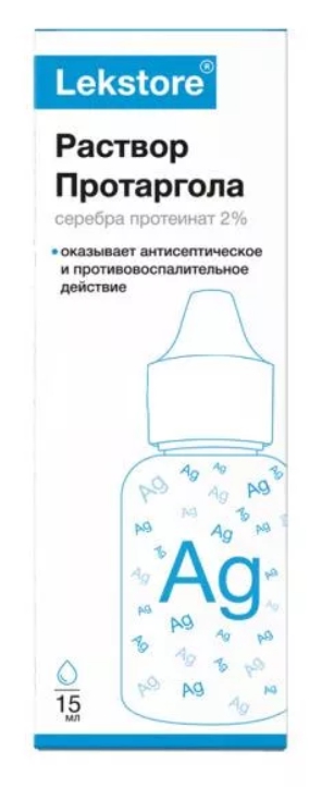 

Проталор (протаргол) средство гигиеническое раствор 2% 15мл