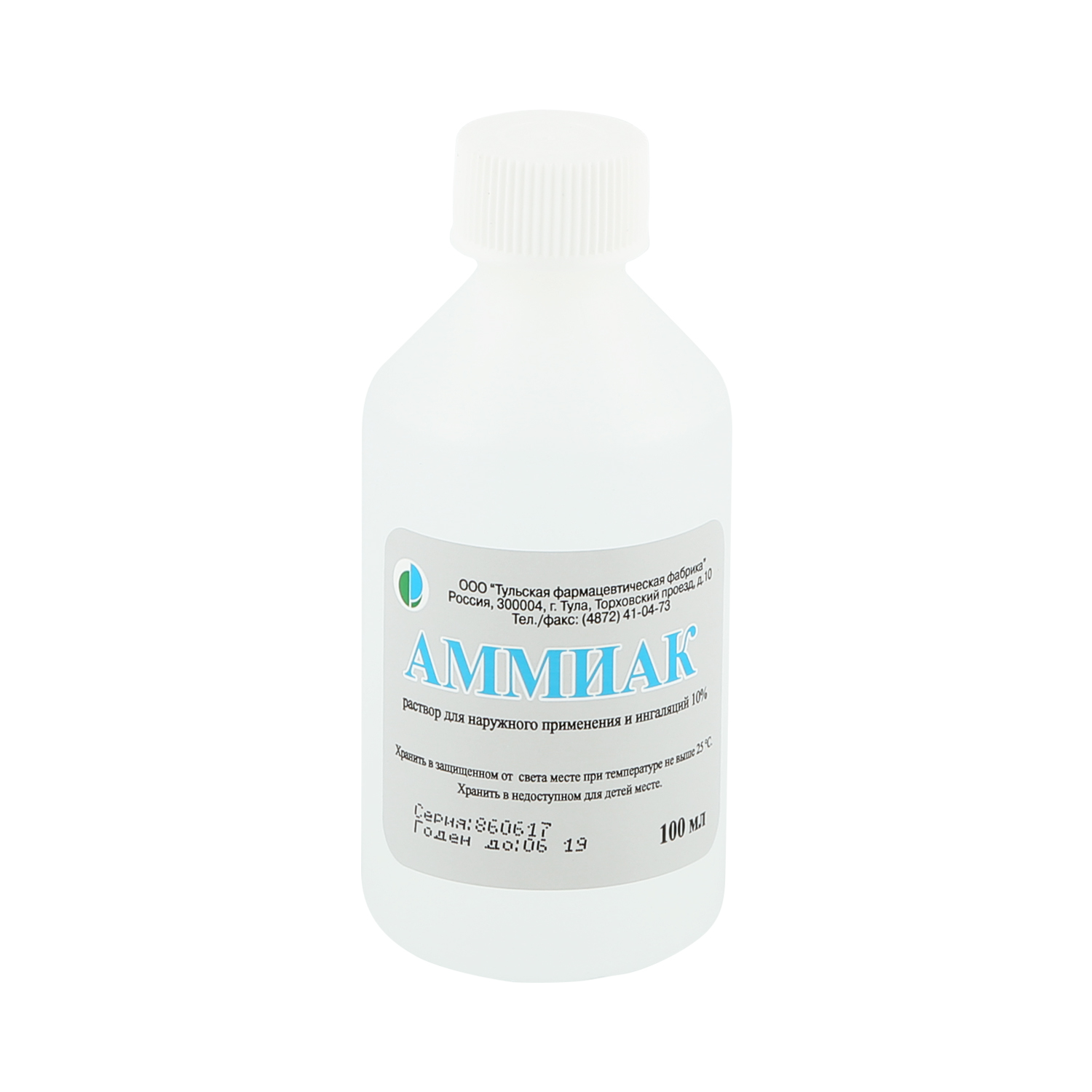

Аммиака р-р 10% 100мл