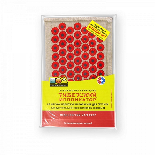 

Иппликатор Кузнецова тибетский красный для ступней