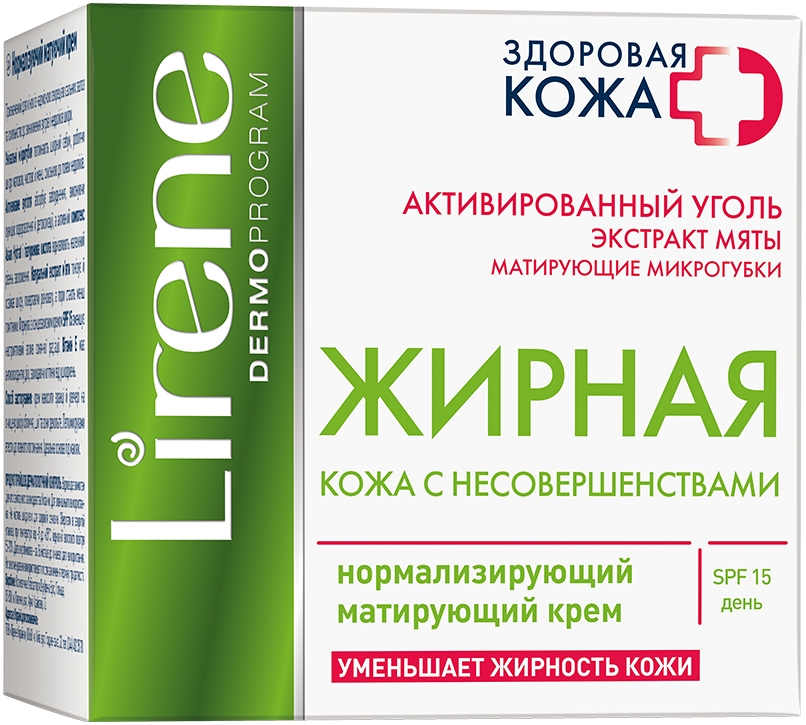 Купить Лирен крем для лица дневной нормализующий матирующий для жирн./комб. кожи SPF15 50мл, Lab. Dr Irena Eris