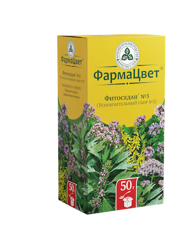 

Фитоседан №3 успокоительный сбор 50г