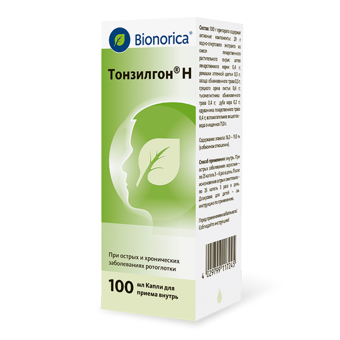 

Тонзилгон Н капли 100мл
