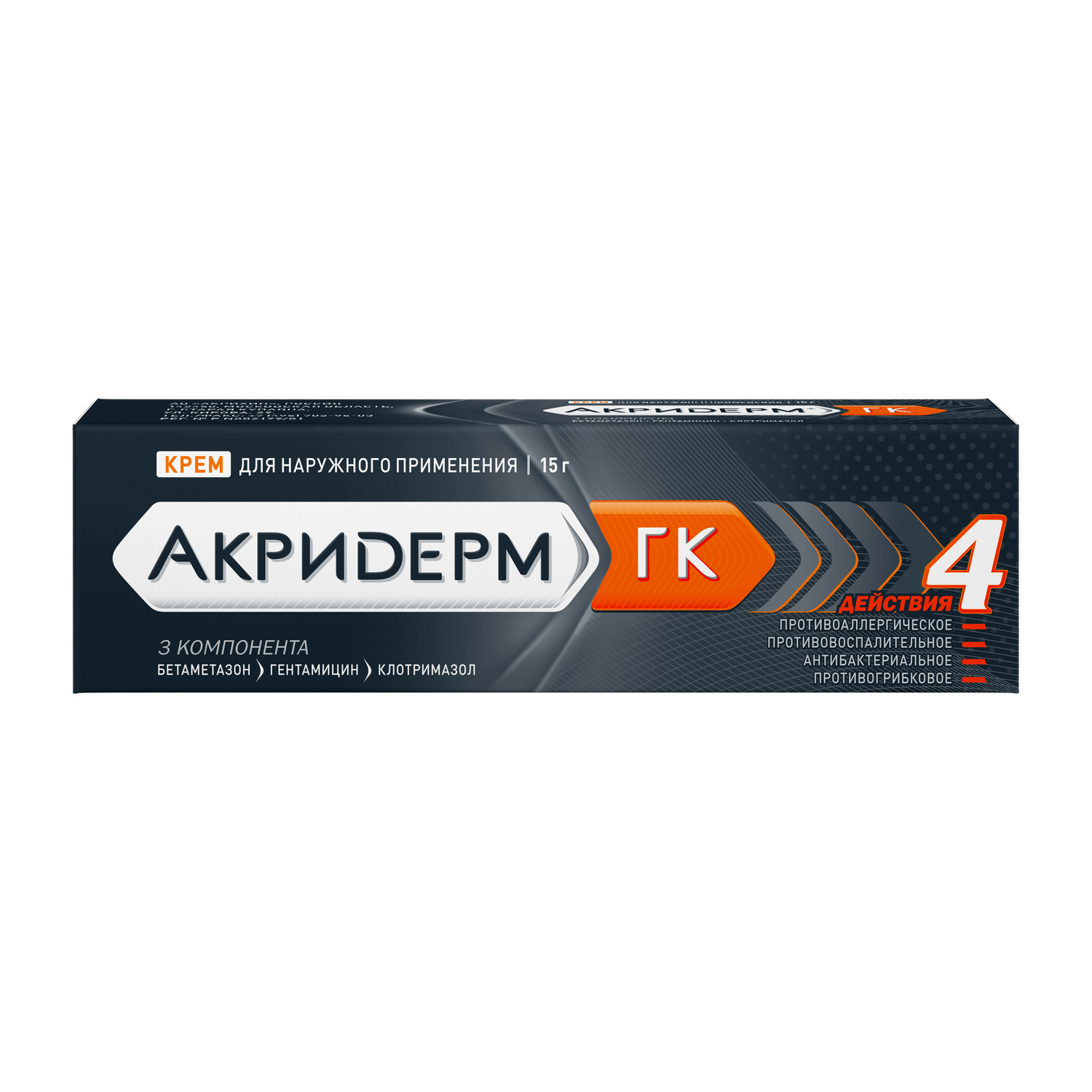 

Акридерм ГК крем 15г