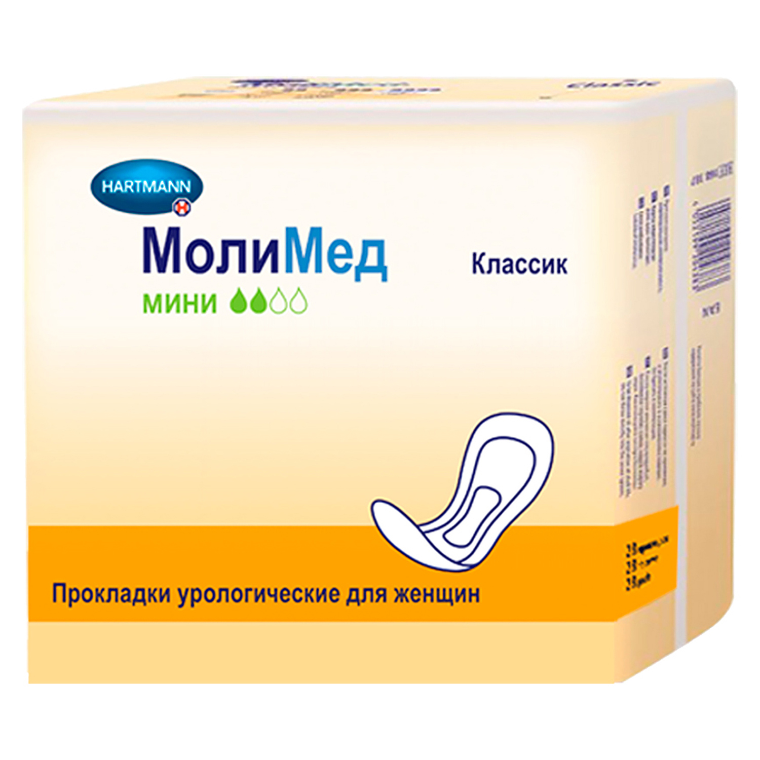 

Молимед прокладки Классик мини F для женщин впит. 2 кап. №28 1685307