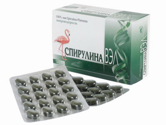 

Спирулина ВЭЛ таб. №120