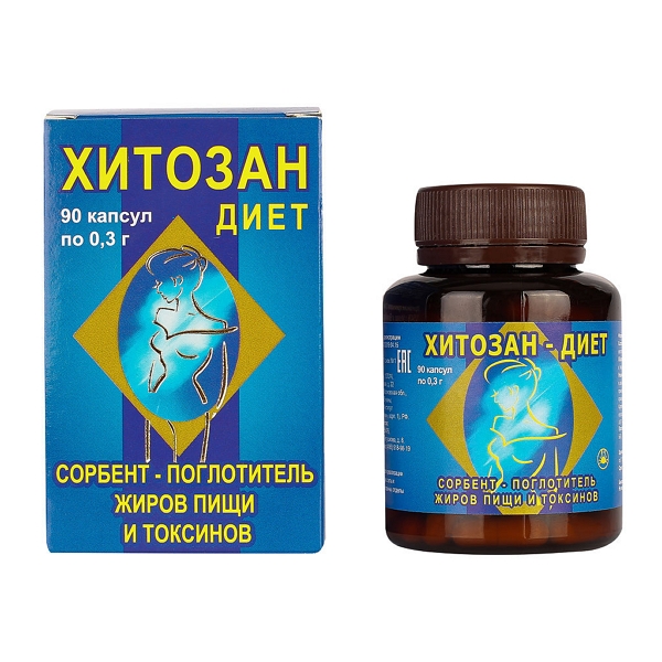 Хитозан-диет капс. 0,3г №90
