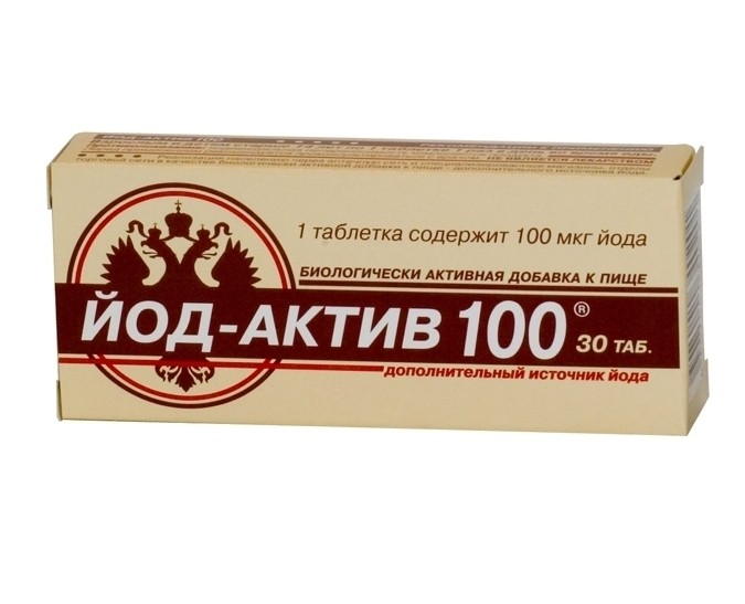 

Йод-актив-100 таб. №30
