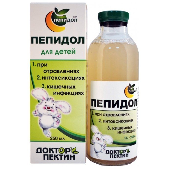 

ПЕПИДОЛ ПЭГ 3% 250МЛ Р-Р Д/ДЕТ