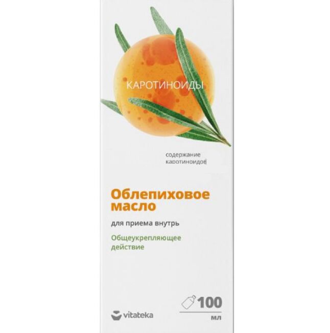 

Витатека Масло облепиховое Аллтай премиум фл. 100мл БАД