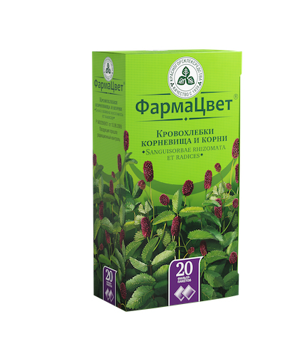 

Кровохлебка корень ф/п 1,5г №20