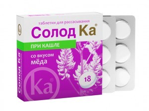 

Солод Ка таб. д/рассасыв. №18