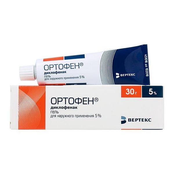 

Ортофен гель 5% 30г